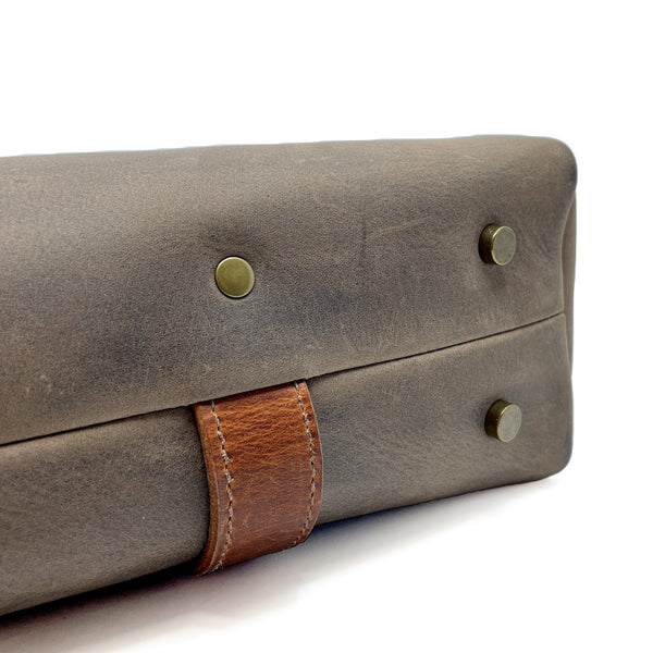 Burma Ziggy Backpack Tote - Grey