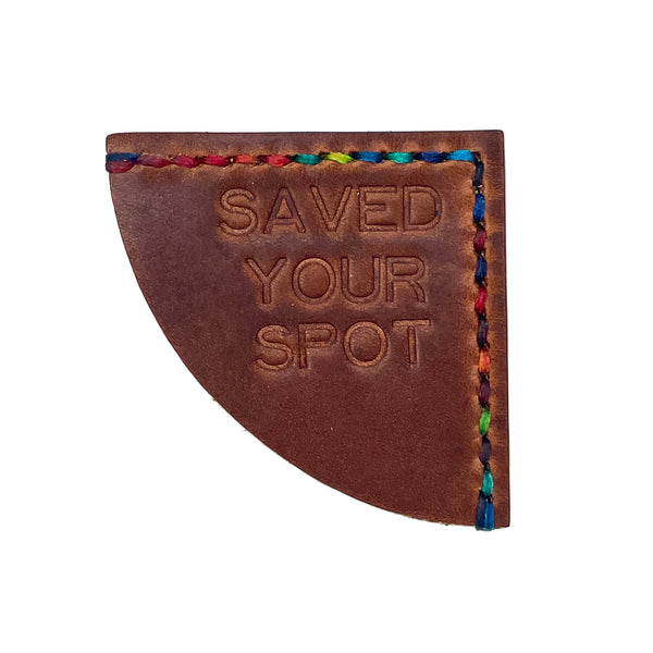 Leather Bookmark - Saved Your Spot