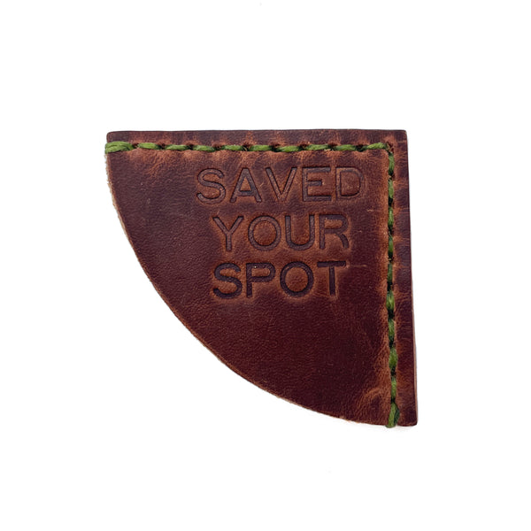 Leather Bookmark - Saved Your Spot