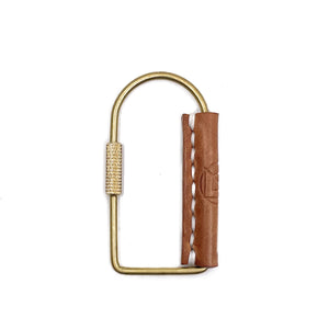 Leather Wrapped Key Carabiner